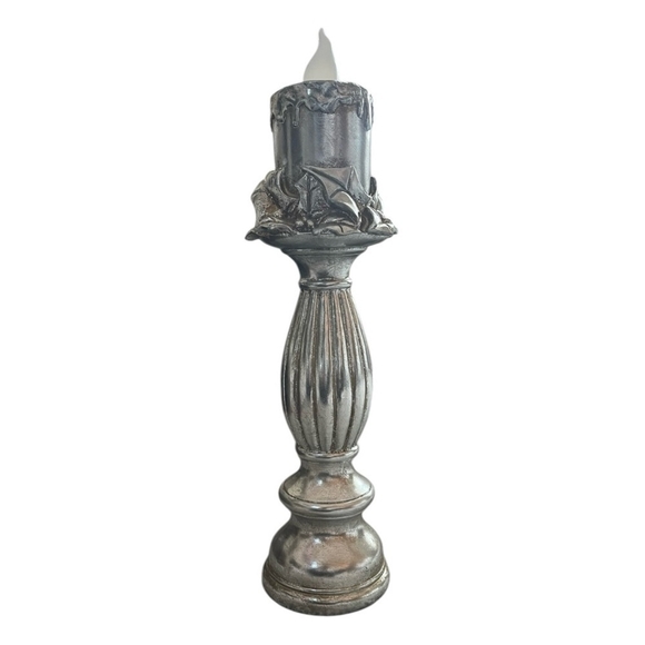 VNTG Look Single Stag Candle Holder Candelabra Stand Candlestick Table Top Decor - Picture 9 of 9